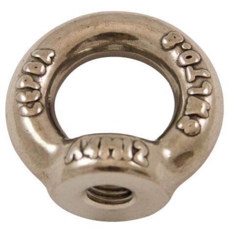 Anneau de saisissage femelle DIN 582 inox 180 à 3600 kg - Diamètre : 6mm