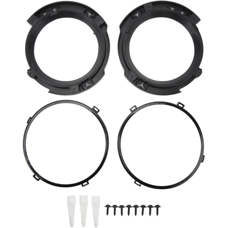 Gotrays - Anneau de support de montage de phare rond de voiture de 7 pouces, 2 pièces, pour Wrangler jk 2007 à 2018