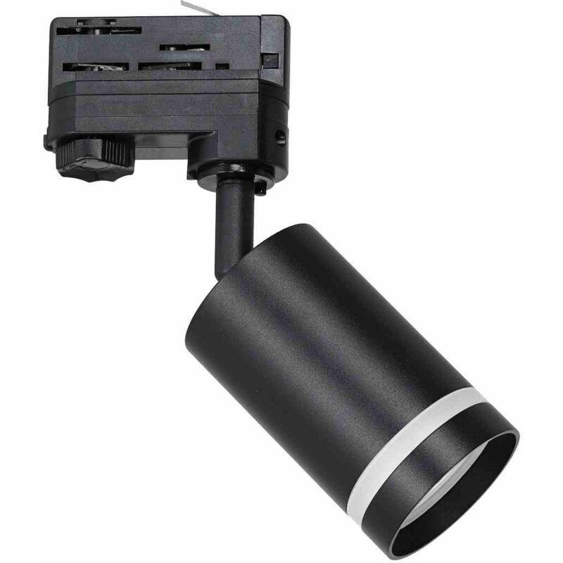 Anneau de suspension Track Spot noir 1xGU10 - 3 circuits