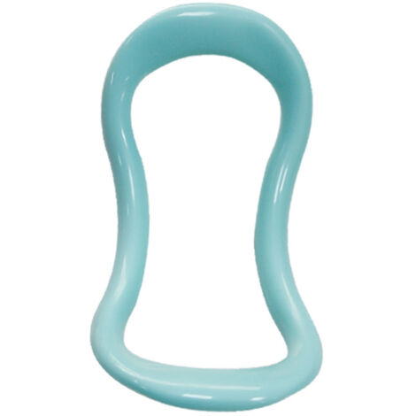 Anneau de Yoga Écologique en PP - Cercle de Fitness Courbé pour Entraînement Bleu