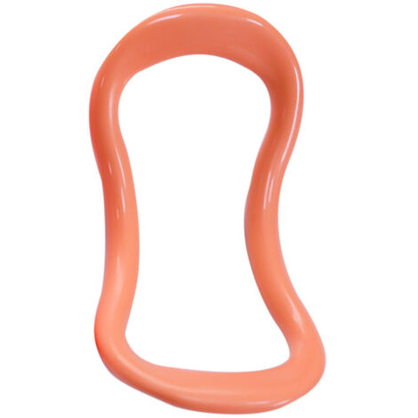 Anneau de Yoga Écologique en PP - Cercle d'Entraînement Courbé pour le Fitness - Orange