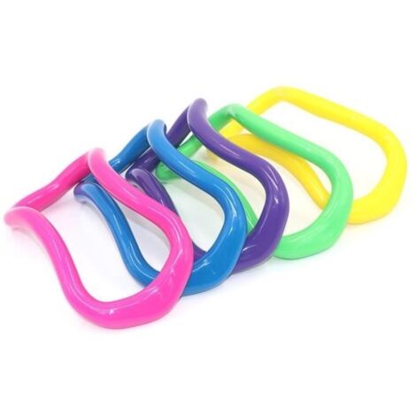 Anneau de yoga Pilates Accueil Sports féminins Accessoires de fitness Équipement de fitness Anneau d'étirement de yogajaune