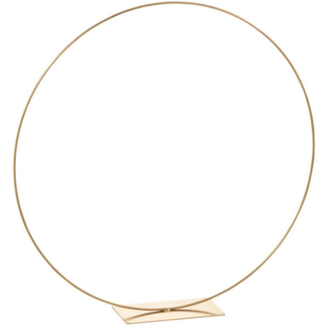 Anneau Déco en Métal "Gail" 60cm Or