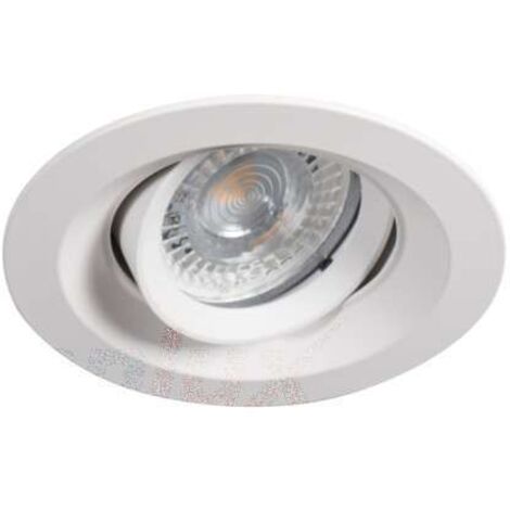 Anneau décoratif spot encastré - aluminium blanc mat - Ø99mm - Kanlux COLIE