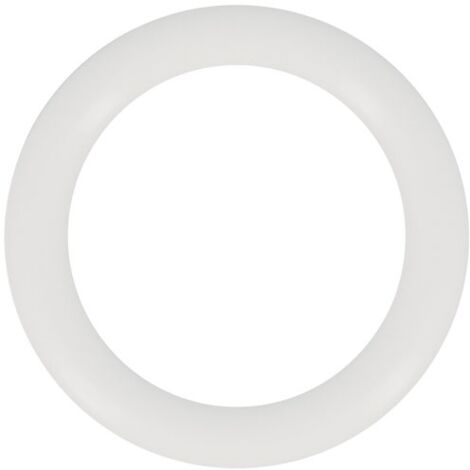 Anneau en plastique blanc 70mm – Lot de 10 unités – Diamètre intérieur 35mm – Pour fixation rideaux et voilages – Mobois