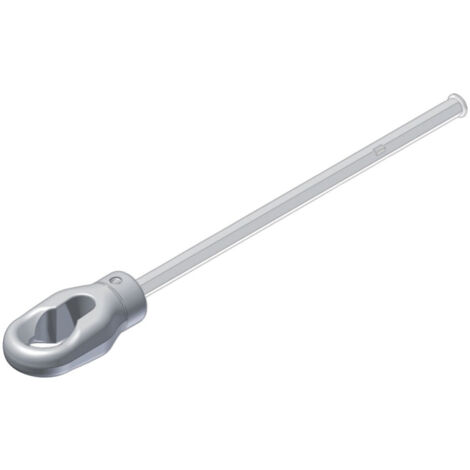 Anneau en plastique tige 6 pans 7 mm longueur 180 mm montée avec vis CHERUBINI 60107018CH16