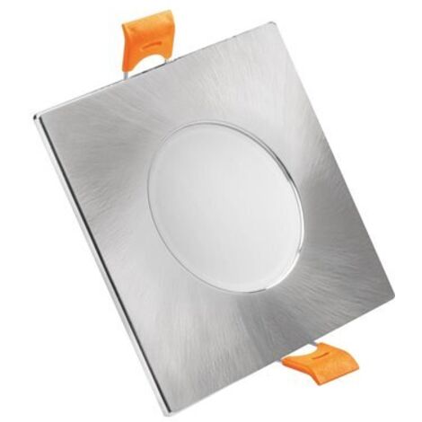 Anneau LED encastré fixe (7W 3CCT 840lm) IP65 Ø9x4,1cm couleur nickel