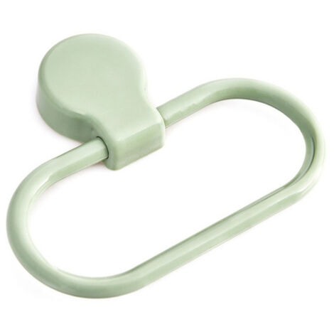 Anneau porte-serviettes Anneau porte-serviettes auto-adhésif Anneau porte-serviettes en plastique(vert)