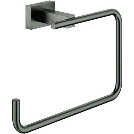 Anneau porte-serviettes ESSENTIALS CUBE graphite dur brossé
