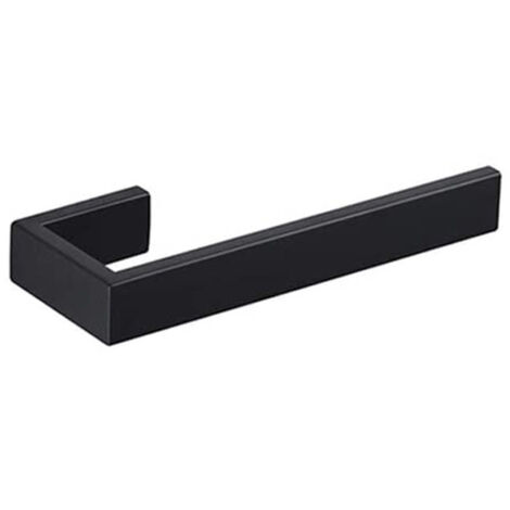 Anneau porte-serviettes Porte-serviettes 304 de Acier Inoxydable de montage surface brossée Noir support de serviettes Accessoirs WC Salles de Bains