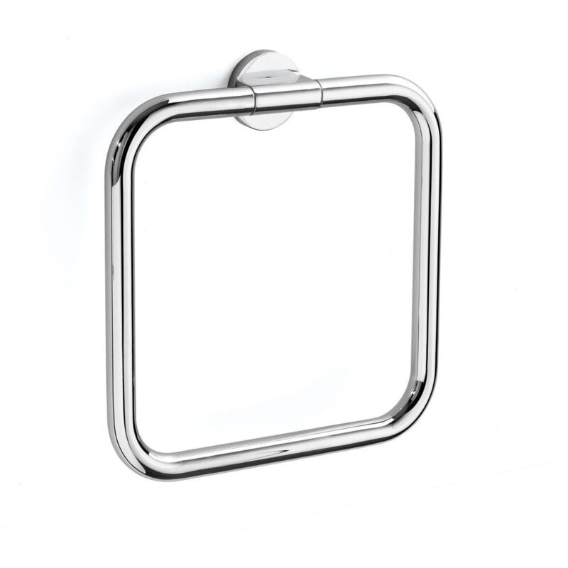 Inda - Anneau porte-serviettes Un chrome poli