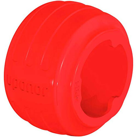 ANNEAU Q&E EVOLUTION ROUGE DE 25 MM, FORME CONIQUE POUR FACILITER L'INSERTION DANS LE TUBE, EMBOUTS RENFORCÉS, DESIGN ERGONOMIQU