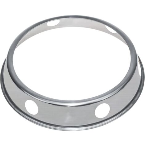 Anneau Support pour Wok en Acier Inoxydable   Adaptation pour Woks à Fond Rond   Convient pour Brûleurs, Cuisinières à Gaz, Ustensiles de Cuisine