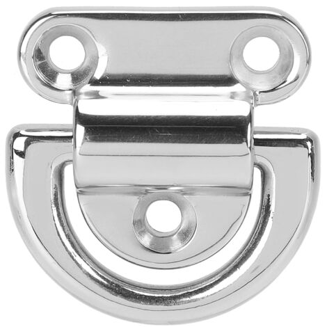 Anneaux d'arrimage en acier inoxydable 316 avec boucle en D pour usage marin - Kit de base - Accessoires pour cordages de yacht
