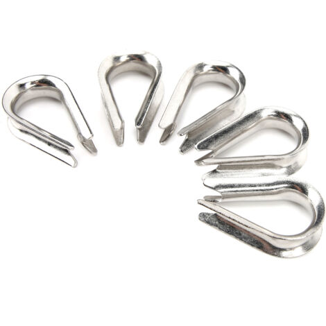 Anneaux de serrage en acier inoxydable 10MM pour câbles marins, colliers et manchons de protection