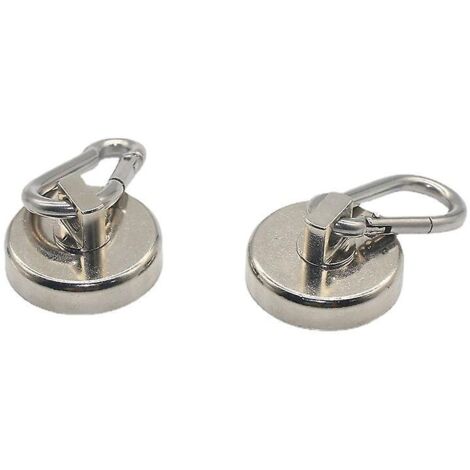 Anneaux d'escalade magnétiques avec boucle en néodyme et boucle pivotante pour une rotation à 360 degrés, utilisation intérieure et extérieure
