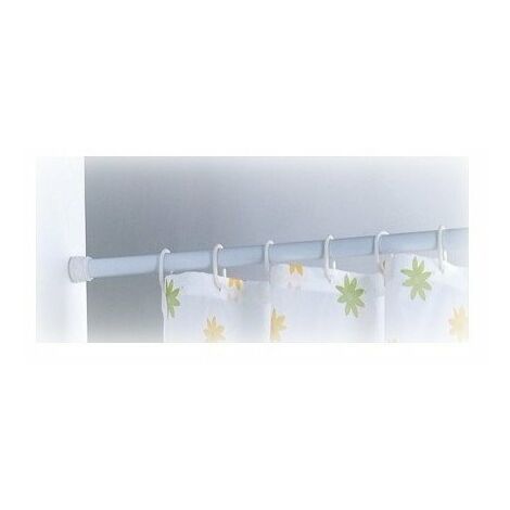 Anneaux de douche blanc lot de 12
