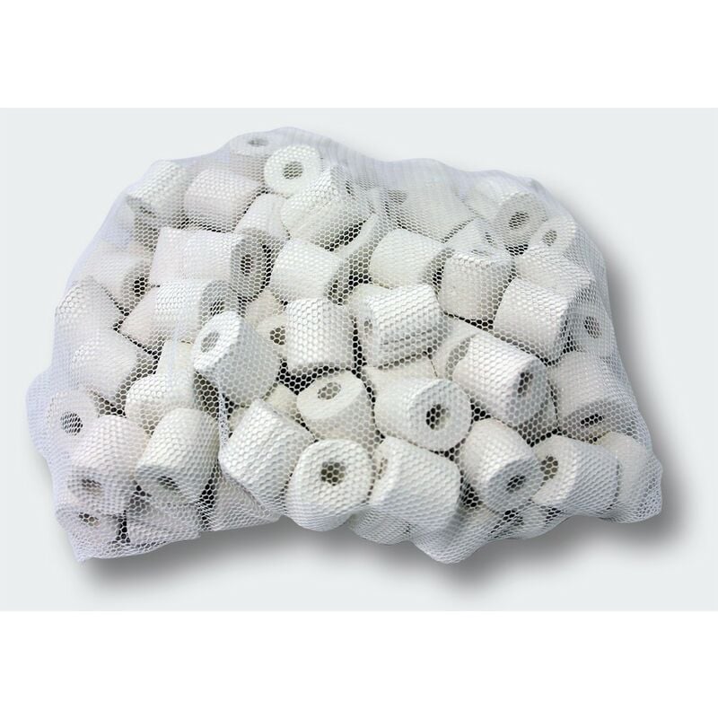 Anneaux - Nouilles céramique pour filtre d'aquariums et bassin de jardin