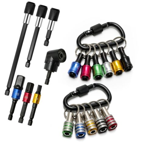 Anneaux porte-clés à dégagement rapide pour mandrins de perceuse, outils en alliage d'aluminium avec poignée ergonomique pour un changement de foret facile.-AquaForge