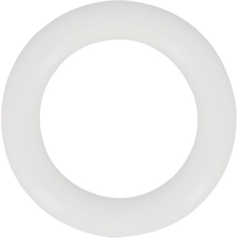 Anneaux Rideau Plastique 42 mm Blanc - INVENTIV