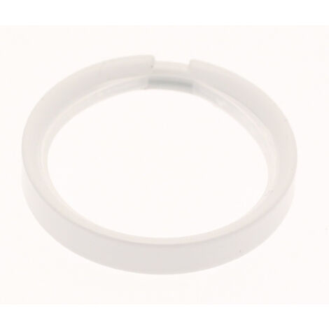 Anneaux Rideaux Plastique Blanc - HOMEMAISON (x10)