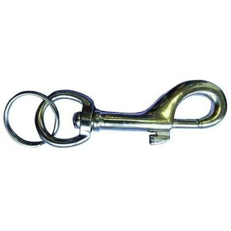 Anneaux tournants nickelés, 12 pièces, 1/2 x 3-3/8