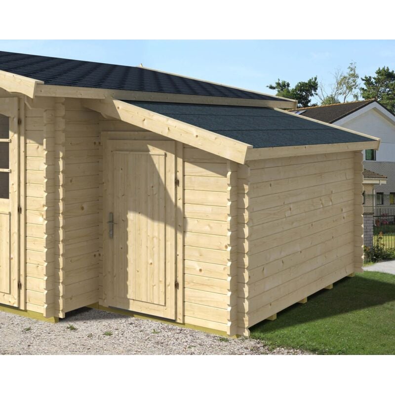 Alpholz - Annexe du hangar 28-A - pin imprégné/pin parasol