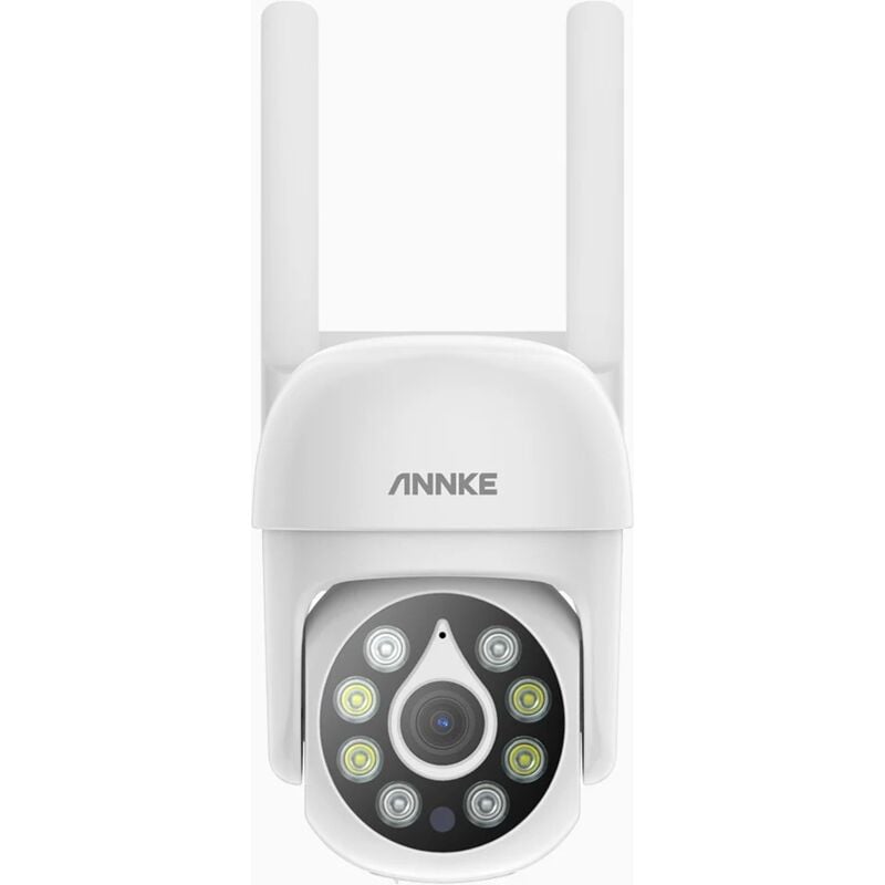 5MP Caméra Surveillance WiFi Extérieure Sans Fil,Vision Nocturne Couleur,Audio Bidirectionnel,Détection Humaine Caméra de Sécurité avec Alexa - Annke