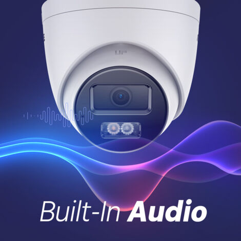 ANNKE-AC500 - Cámara de seguridad para exteriores PoE de luz dual 3K, visión nocturna a color e IR, resolución 30721728, apertura f/1.6 (0.005 Lux), detección de personas y vehículos, micrófono incorp