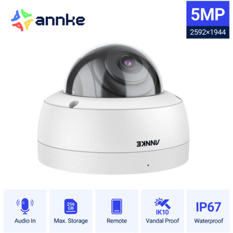 ANNKE C500 5MP POE Security Camera Outdoor, Motion Detection,Night Vision