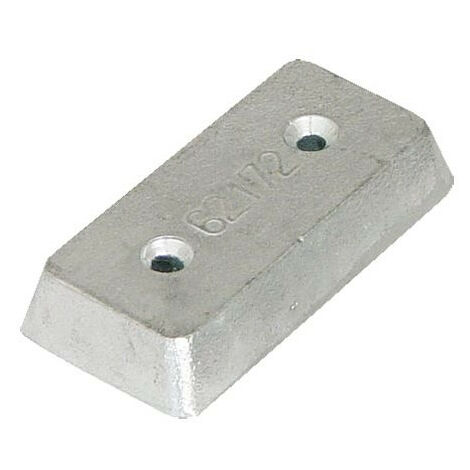 Anode Plaque à visser - ORANGEMARINE - 98 x 45 x 8 mm