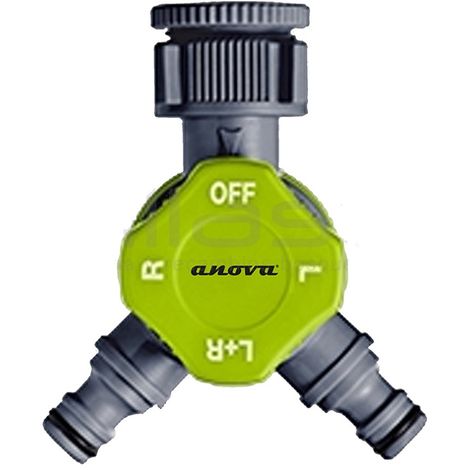Anova Conector 2 vías rosca 3/4+1"