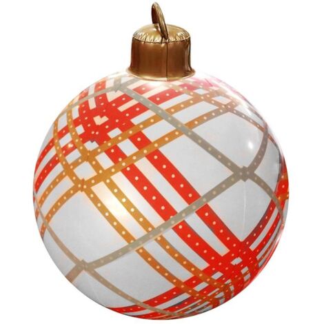 Anpassbare, aufblasbare PVC-Weihnachtskugel – Partydekoration, 60 cm