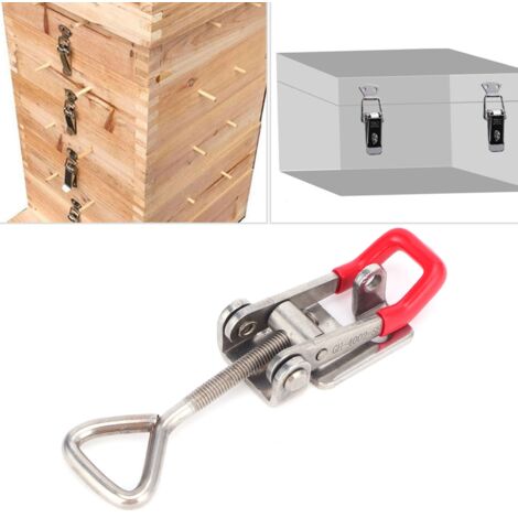 Anpassbarer Kniehebelspanner 220 kg Mano – Schnellverschluss für Koffer, Gehäuse aus Edelstahl und Kunststoff, Tragfähigkeit 220 kg