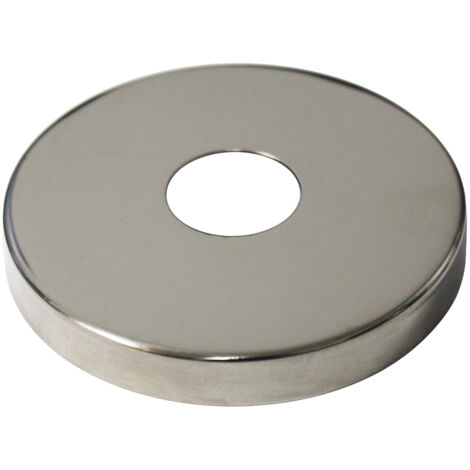 Anquier – Rosace mono inox chromé F1/2' (15/21) – Conçue pour sorties de cloison Starfix – Finition élégante et durable
