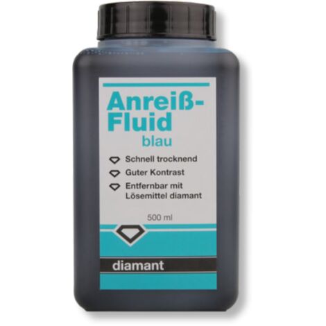 Anreißfarbe Flasche/blau 500ml