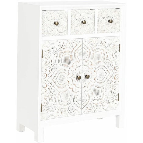 AUTRES Anrichte DKD Home Decor Tanne Weiß 63 x 26 x 82 cm Holz MDF