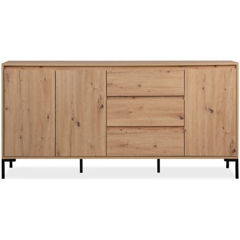 FINORI Kommode KORSIKA Artisan Eiche Nb. grifflos ca. 178 x 87 x 40 cm"-"SW17042