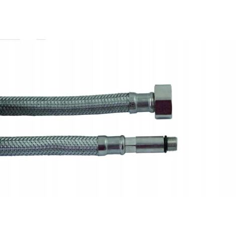ANSCHLUSS FLEXIBLER SCHLAUCH PEX 3/8 X M10 40 CM GEFLOCHTENE LANGE SPITZE