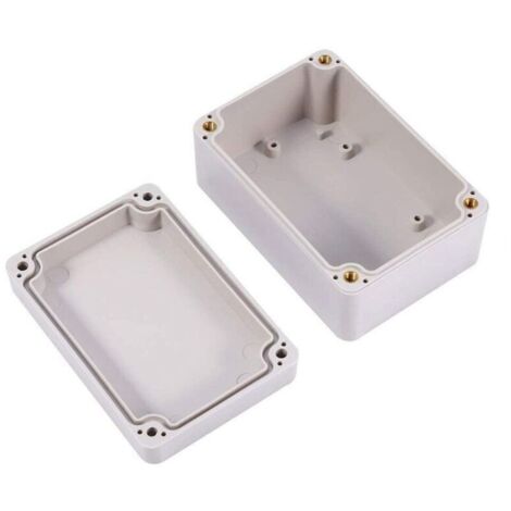 Anschlussdose, elektrische Anschlussdose, ABS-Projektgehäuse, Verdrahtungskasten, elektrische Anschlussdose 98 x 66 x 48 mm, wasserdichtes Außengehäuse