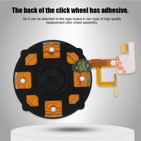 Anschlusskabel mit Clickwheel-Wahlschalter für iPod Video 5./5,5. Generation – Schwarz