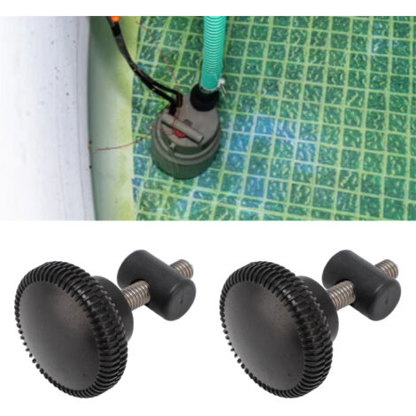 Anschlussstück für Poolpumpen: Ersatz-Drehmutter und -Knopf aus ABS für SPX1600PN, 2 Stück