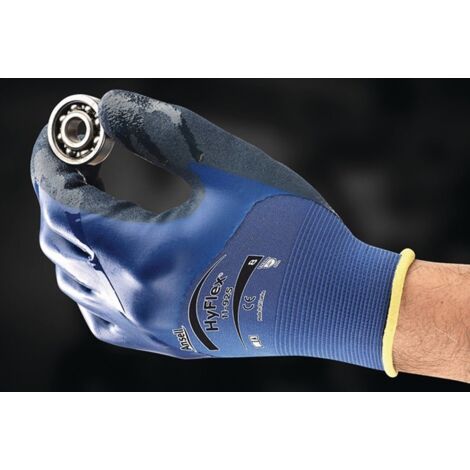 ANSELL 11-925-9 Handschuhe HyFlex® 11-925 Gr.9 blau Spandex/Nylongewebe m.Nit