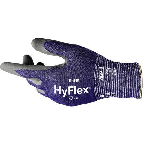 Ansell 11561R100-1P HyFlex® Nylon, HPPE, Basalt, Spandex®, Polyester Arbeitshandschuh Größe (Handsch