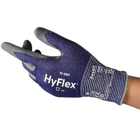 Ansell 11561R110-1P HyFlex® Nylon, HPPE, Basalto, Spandex, Poliestere Guanto da lavoro Taglia (Guanti): 11 EN 388:2016,