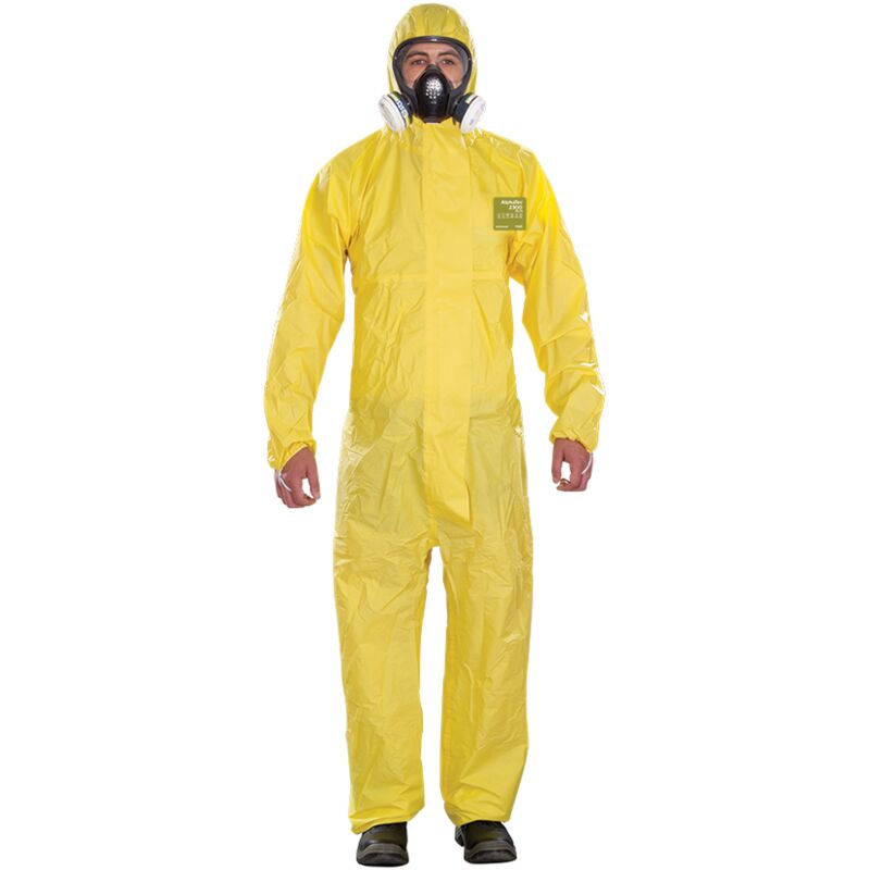 Ansell - 2300 Plus Stitched & Taped - Model 132 Size s Protective Suits - Yellow