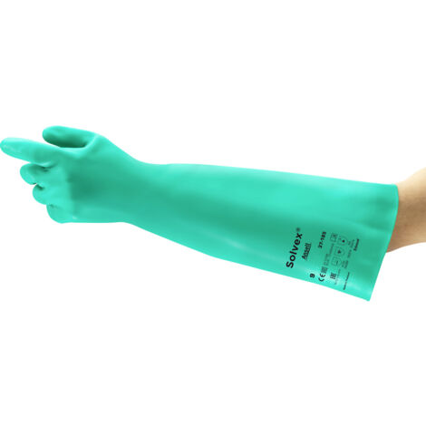 Ansell 37185110 AlphaTec Solvex Nitril Chemiekalienhandschuh Größe (Handschuhe): 11 EN 21420:2020