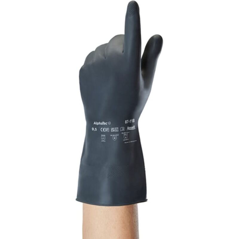 87-118 Size 9, 5 Chemical Protection Gloves - Ansell