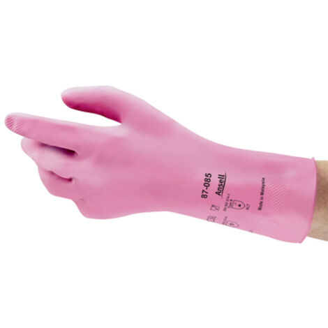 Ansell 87085065 AlphaTec® Baumwollvelour Chemiekalienhandschuh Größe (Handschuhe): 7 EN 388:2016, EN