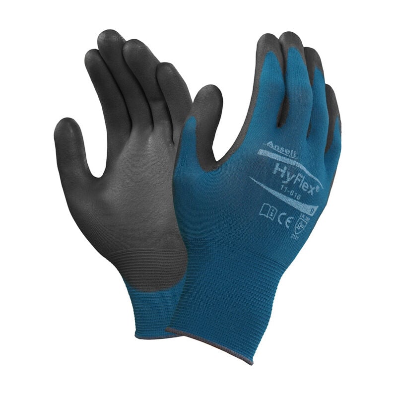 Hyflex 11-616 glove sz 09 (l) - Blue - Blue - Ansell